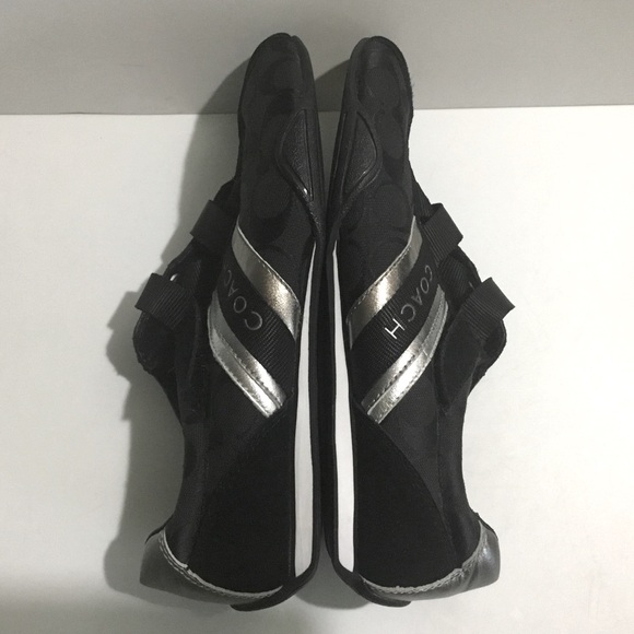 Coach Jenney Signature fabric and leather sneakers - Picture 5 of 11